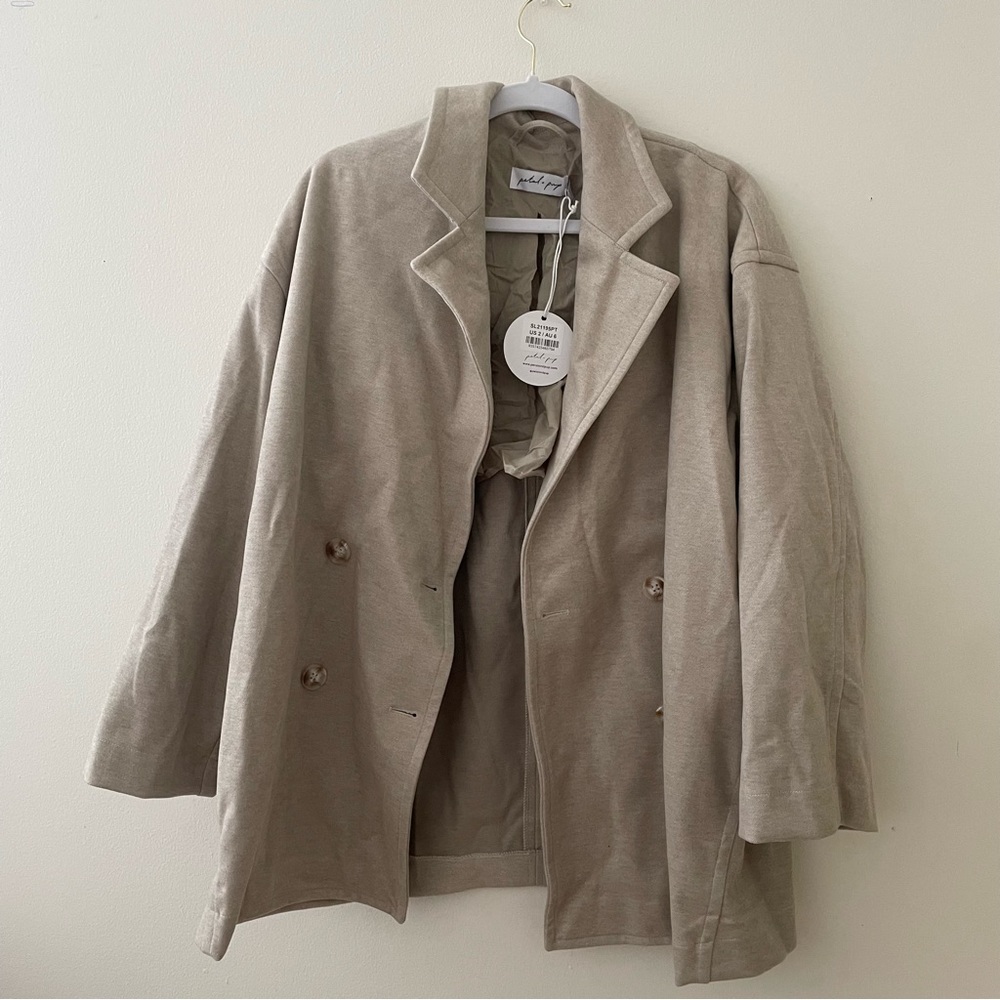 Petal & pup cream coat